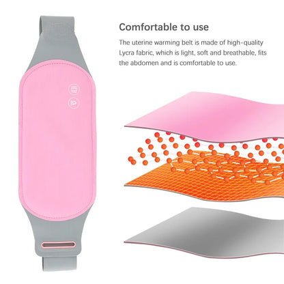 Cinturón calefactor portátil y cálido para aliviar el dolor Menstrual